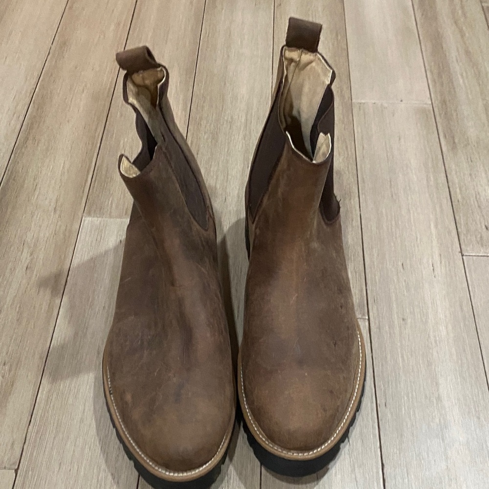 New Line of Trade Men's Brown Leather Boots